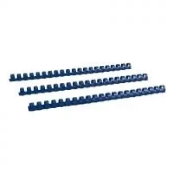 LMG 100 reliures à peigne plastique 14 mm, bleues (BRP140-BL)