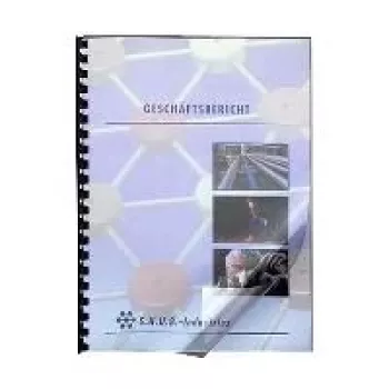100 feuilles de couverture transparentes Premium pour reliure LMG Signaltechnologie A4 (UMT020T)