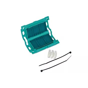 HellermannTyton Cable Tie Mount 435-00650 Green Polypropylene Self-Adhesive 47x27mm