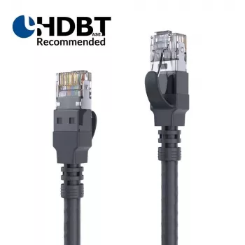 Câble de raccordement PureLink AVIT Media Series CAT 6a SFTP RJ-45 (M) vers RJ-45 (M) 25 m noir LSZH