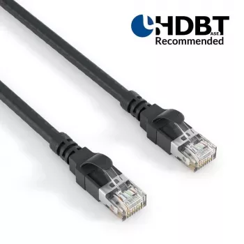 Câble de raccordement PureLink AVIT Media Series CAT 6a SFTP RJ-45 (M) vers RJ-45 (M) 25 m noir LSZH
