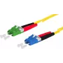 Câble patch OpDAT METZ CONNECT LC-Duplex vers LC-Duplex APC OS2 monomode 3,0 m