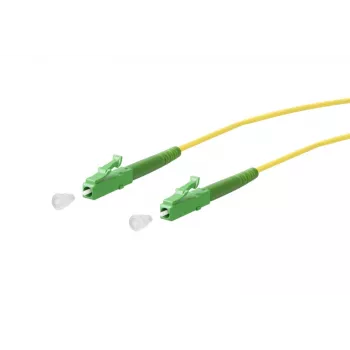 Câble patch OpDAT METZ CONNECT LC-S APC/LC-S APC OS2 duplex 5 m jaune