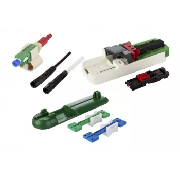 Pigtail SC/PC OS2 monomode METZ CONNECT 1509QKEA002C-E 2 m vert, 20 pièces