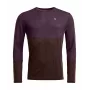 Ortovox 185 Rock N Wool Long Sleeve - Dark Wild Berry, taille M