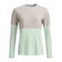 T-shirt thermique femme Ortovox 185 Rock N Wool Long Sleeve, White Tea, taille L