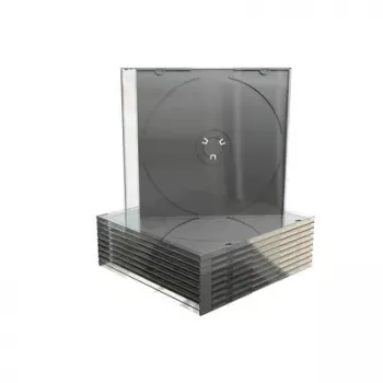 MEDIARANGE BOX21-M boîtier Jewel - 1 disque - noir - transparent - plastique - 120 mm - 140 mm