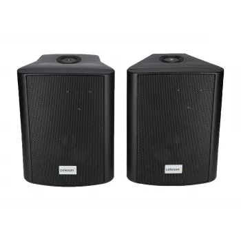 celexon 525-B ensemble d'enceintes actives 2 voies, 2 x 30 W RMS, avec supports muraux, noir (1000003398)