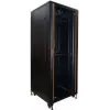 Armoire réseau IT-BUDGET 19 pouces SRK - 42U - largeur 800 mm profondeur 800 mm - porte verre/acier - passe-câbles - flatpack - noir (90ITB19SRK4288GSN)