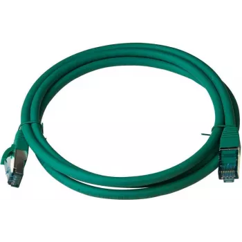 Câble patch premium IT-BUDGET Full Copper - Cat.6A - 500 MHz - sans halogène - PoE+ - AWG 26/7 - vert - 25 m