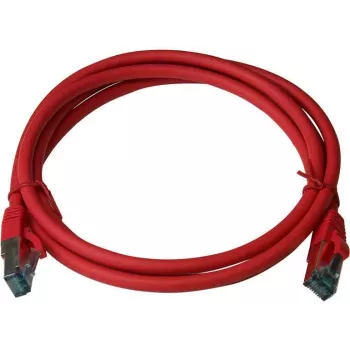 Câble patch premium IT-BUDGET Full Copper Cat.6A 500 MHz LSZH PoE+ AWG 26/7 rouge 25 m