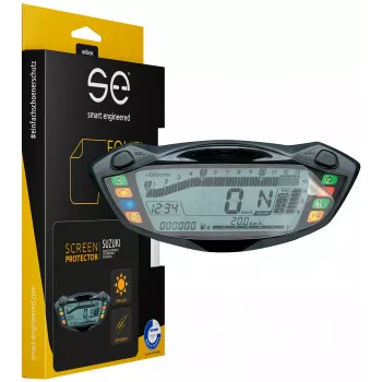 smart.engineered SE-DCP-2-0102-0091-1-M Film de protection d'écran pour cockpit de moto Suzuki GSX-S750 (2017+), GSX-S1000 (2016+), SV650 (2016+) - transparent
