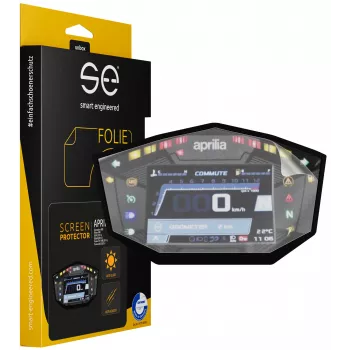smart.engineered SE-DCP-2-0102-0117-1-M Motorcycle Display Protector Transparent Clear 2-Pack
