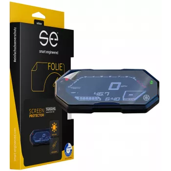 smart.engineered SE-DCP-2-0102-0178-1-M Display Protection Film for Yamaha MT-07 (2021-2022) - Transparent TPU