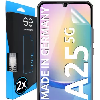 smart.engineered se 3D Film de protection pour Samsung Galaxy A25 5G, transparent, 2 pièces (SE0-F0101-0487-23-M)