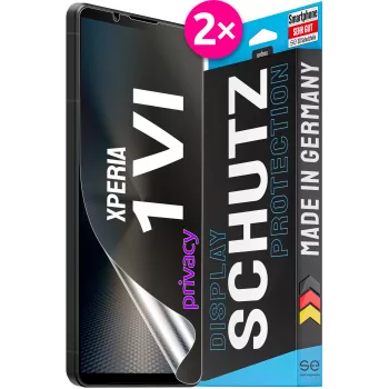 smart.engineered se 3D Film de protection confidentialité pour Sony Xperia 1 VI, 2 pièces (SE0-F0112-0513-24-M)