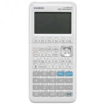 Calculatrice graphique Casio FX-9860GIII-W-ET, Natural V.P.A.M., 552 fonctions, solaire et pile, noire