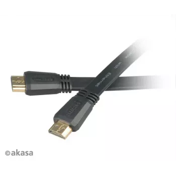 Câble HDMI High Speed avec Ethernet Akasa 2 m 10,2 Gbit/s 4K 3D noir