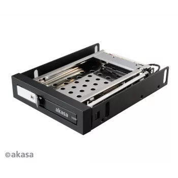 Adaptateur de baie 2,5 pouces vers 3,5 pouces Akasa AK-IEN-08 - SATA III 6 Gbit/s - plastique/acier inoxydable - noir
