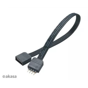 Câble d'extension LED RGB Akasa AK-CBLD01-20BK Flexa 0,2 m noir