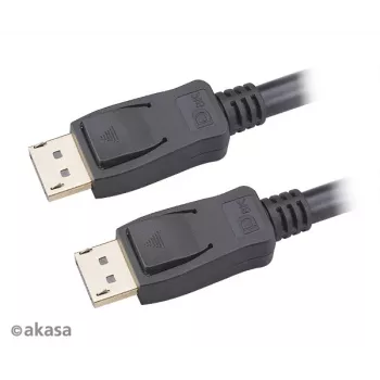 Câble DisplayPort 1.4 Akasa AK-CBDP23-50BK 5 m noir