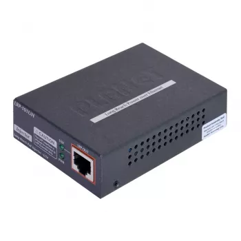 Extendeur PoE longue portée PLANET LRP-101UH, montage mural, 500m, 30W