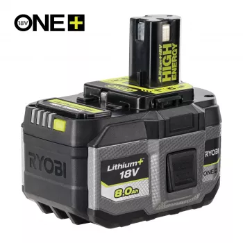 Batterie lithium-ion RYOBI ONE+ 18V 8,0 Ah HIGH ENERGY RB1880T