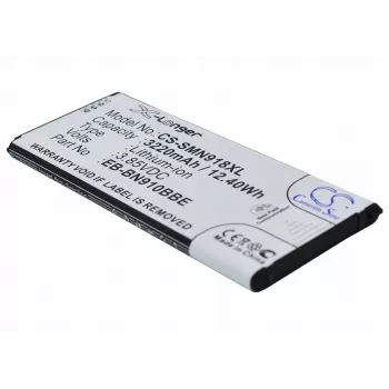 Cameron Sino Battery EB-BN910BBE for Samsung Galaxy Note 4 (3220 mAh, 3.85V, Li-ion, Black)