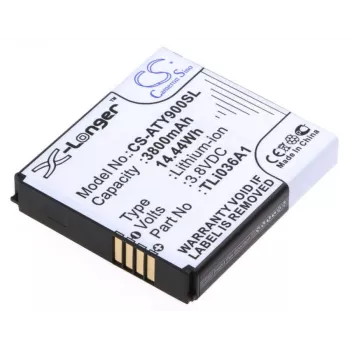 Cameron Sino Replacement Battery for Alcatel One Touch Link Y900, Y900NB, Y901NB 4G+ LTE (Type TLI036A1 / CS-ATY900SL) - 3600mAh, Li-Po