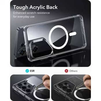 Coque ESR Classic Hybrid MagSafe Galaxy S26 Ultra transparent