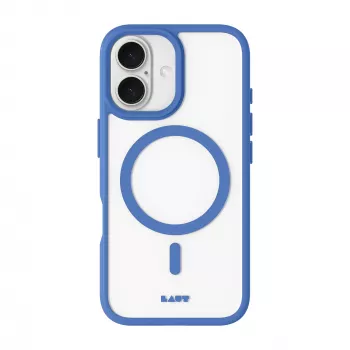 LAUT Huex Protect Étui pour iPhone 16 Plus, bleu