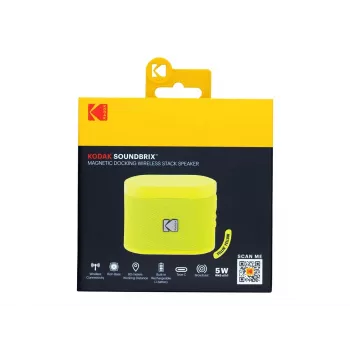 Enceinte empilable sans fil Kodak SoundBrix Yellin's Yellow