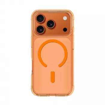 Étui AMAZINGTHING Minimal pour iPhone 17 Pro compatible MagSafe - Orange