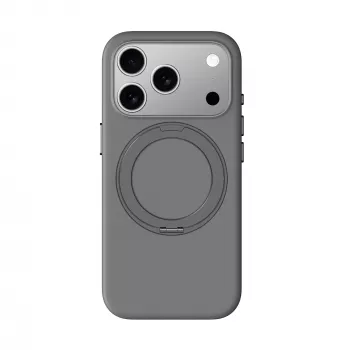 Coque AMAZINGTHING Cloudie pour iPhone 17 Pro avec béquille - Gris