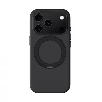 AMAZINGTHING Cloudie Case for iPhone 17 Pro Max with Kickstand - Black
