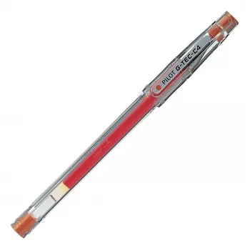 Stylo gel PILOT G-Tec-C4 0,4 mm, orange, BL-GC4-O