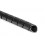 Gaine spirale pour câbles HellermannTyton 9 mm 30 m noire polyéthylène
