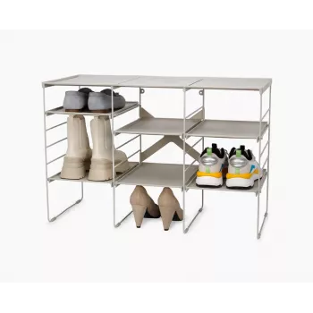 Étagère à chaussures Joseph Joseph Level Plus Large Adjustable écru