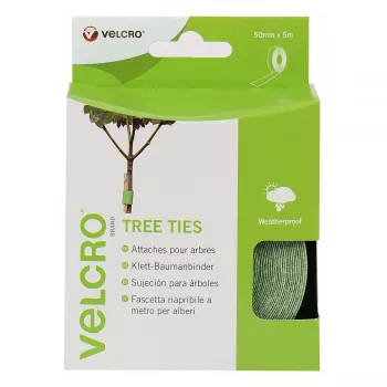 VELCRO Brand ONE-WRAP rouleau d'attaches câbles réutilisables - vert - 50 mm x 5 m - boîte