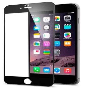 Protection d'écran EVELATUS Apple iPhone 6/6s 2.5D Full Cover Japan Glue Glass Anti-Static noire