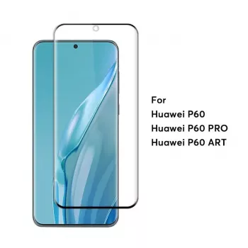 Protection d'écran antistatique Evelatus pour Huawei P60, verre 2.5D Full Cover à colle japonaise