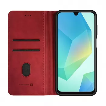 Evelatus Étui à rabat rouge pour Samsung Galaxy A16