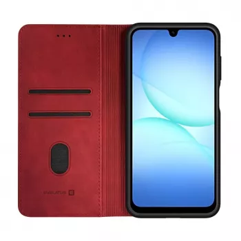 Evelatus Samsung Galaxy A17 Coque à rabat rouge