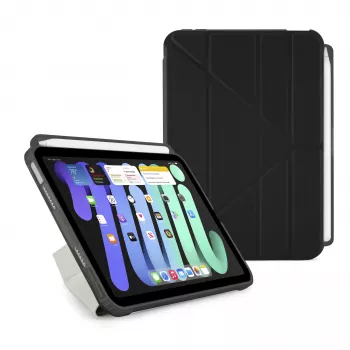 Étui à crayon Pipetto Origami No3 pour iPad mini (A17 Pro / 6e génération), noir