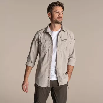 Chemise manches longues Craghoppers NosiLife Adventure LS Shirt III Parchment taille L