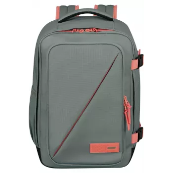 Sac à dos de cabine American Tourister Take2Cabin S Sage/Coral