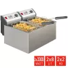 Friteuse professionnelle FRITEL 16 litres 6,6 kW acier inoxydable