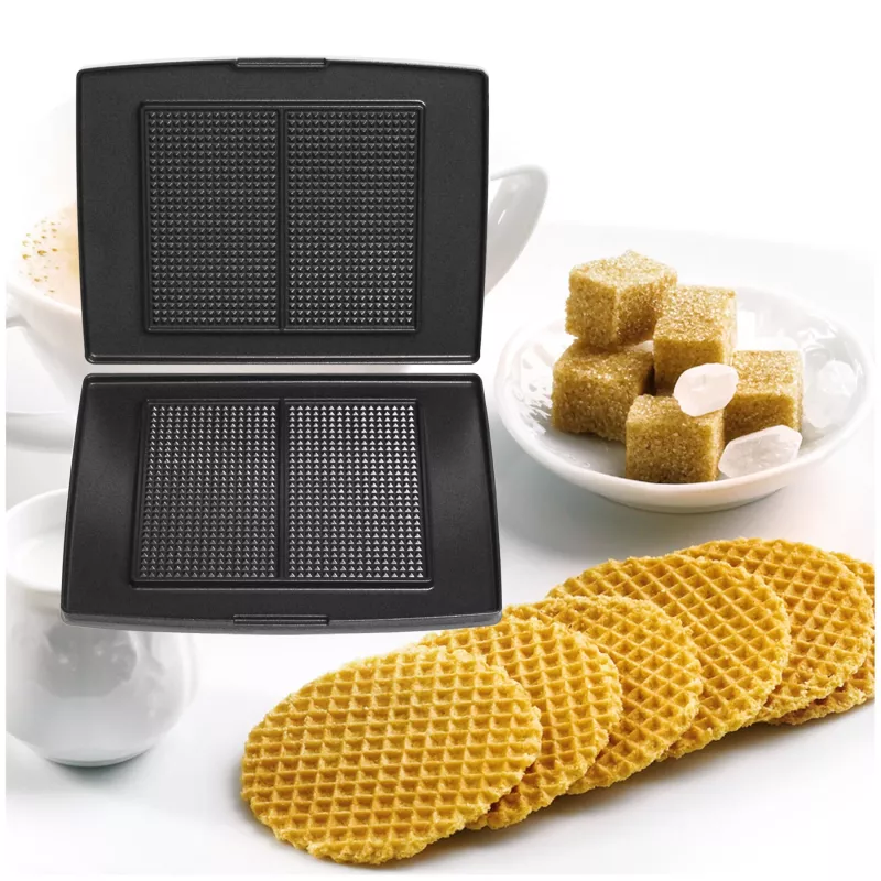 Ensemble de plaques à gaufres FRITEL
