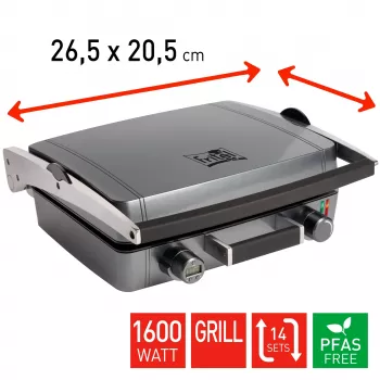 Gaufrier combiné FRITEL WaffleTastic CW 3628 anthracite métallisé