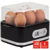 Cuiseur à œufs FRITEL Family 400 W noir/transparent